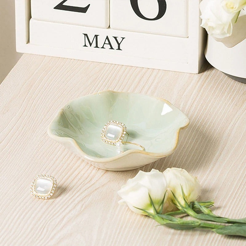 Lotus Ceramic Jewellery Tray